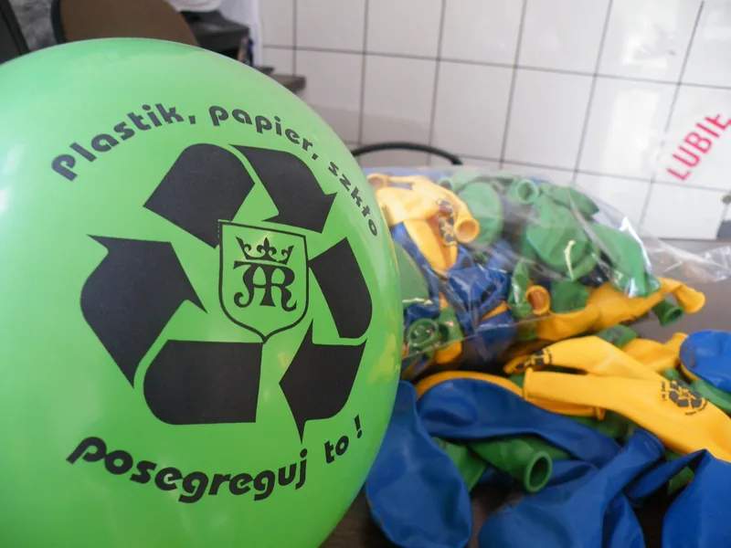 Balony reklamowe ekologiczne z nadrukiem recykling